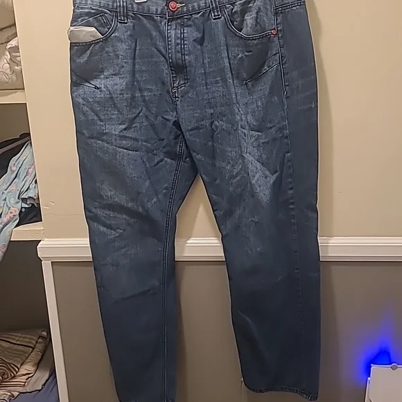 Vtg Y2K Coogi 1969 Baggy Hip-Hop Embroidered Jeans Size 42x34 - Picture 14 of 14